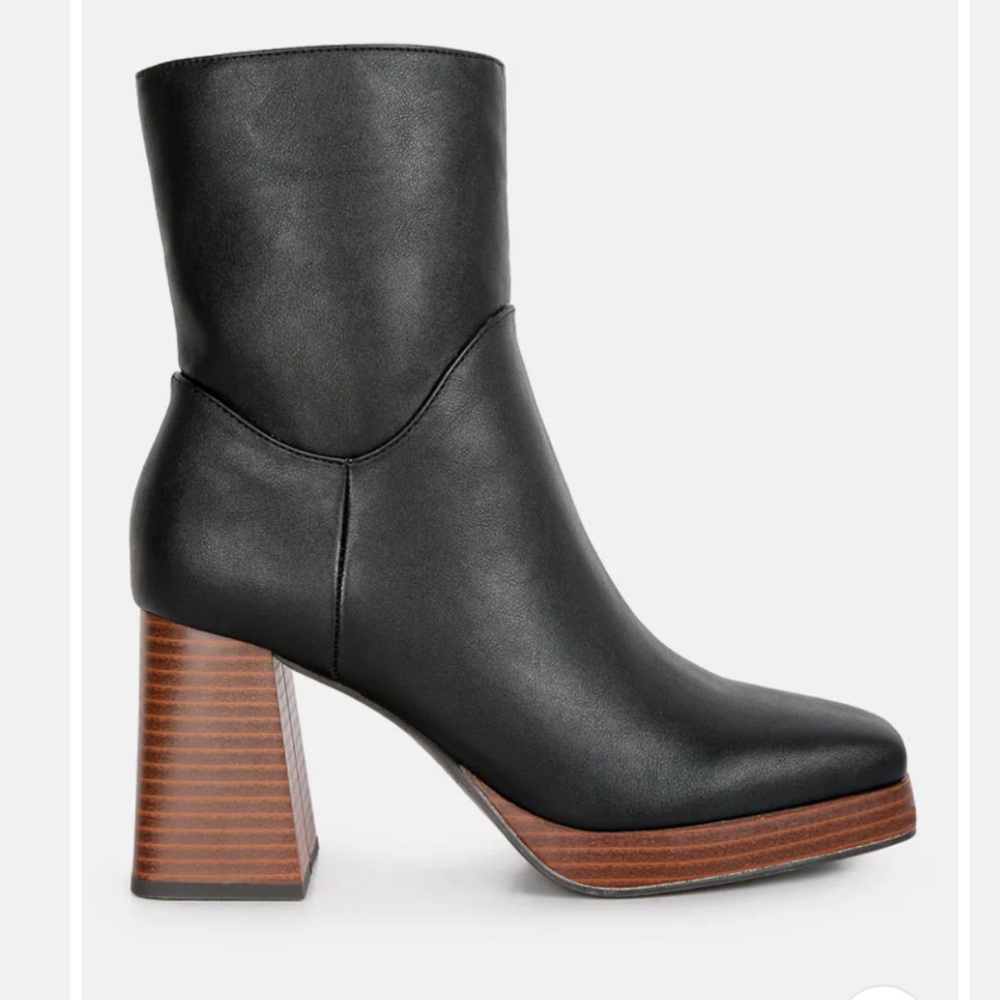 London Rag Counts High Ankle Heel Boots